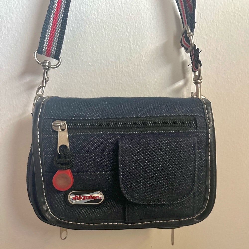 Vintage 90’s Y2K Exhiliration Denim Mini Bag